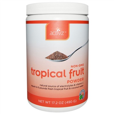 Activz, Tropical Fruit Powder, 17.2 oz (490 g)