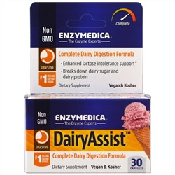 Enzymedica, DairyAssist, 30 капсул