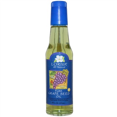 Loriva, Italian Grape Seed Expeller Pressed Oil, 8 fl oz (237 ml)