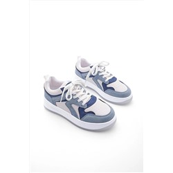 Marjin Kadın Sneaker Yüksek Taban Spor Ayakkabı Aryan mavi 3210277437