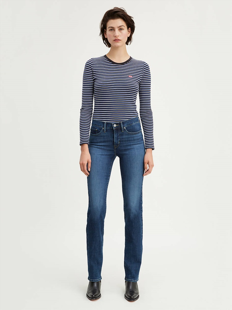 levi's 512 perfectly slimming straight leg jeans