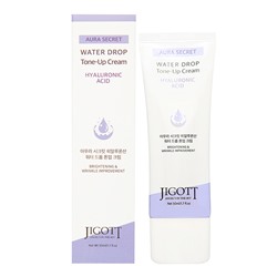 JIGOTT Aura Secret Hyaluronic Acid Water Drop Tone Up Cream Увлажняющий и выравнивающий тон крем для лица с гиалуроновой кислотой 50мл