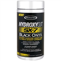 Hydroxycut, Extreme Energy, SX-7, Black Onyx, 160 Capsules
