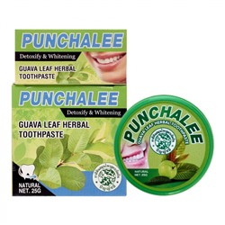 PUNCHALEE Guava Leaf Herbal Toothpaste Растительная зубная паста с экстрактом листьев гуавы 25г