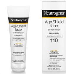 Neutrogena, Age Shield для лица, солнцезащитный крем без масла, SPF 110, 3 жидкие унции (88 мл)