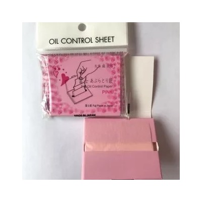 Розовые салфетки против жирного блеска CORINGCO Oil Control Sheet (Pink) - 100шт