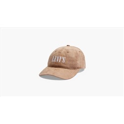 Levi's® Serif Logo Suede Baseball Hat