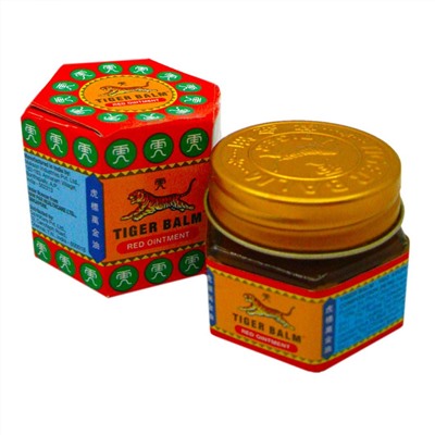 TIGER BALM Red ointment Тигровый бальзам Красный разогревающий от суставных и мышечных болей 21мл