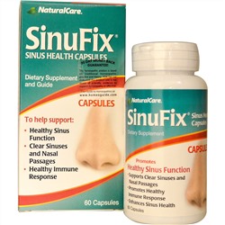 Natural Care, SinuFix, здоровье носовых пазух, 60 капсул