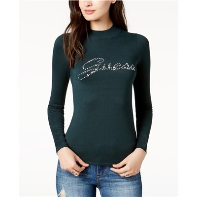 GUESS Holly Embellished Cutout Top
