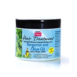 Маска для жирных волос с оливковым маслом и бергамотом от Banna 300 мл / Banna Hair treatment Olive Oil&Bergamot 300 ml
