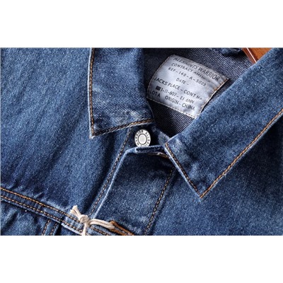 Мужская "застиранная"джинсовая куртка/джинсовка. Экспорт в Америку  Материал: хлопок Размер: светло-голубой - M, XL, 2XL, темно-синий - M, XL