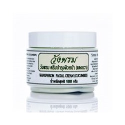 Крем для лица с огурцом Wang prom herb 100 г / Wang prom herb facial cream cucumber 100 g