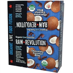 Raw Revolution, Органический батончик с кокосом, 12 батончиков, 1,8 унций (51 г) каждый