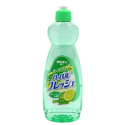 Mitsuei cредство для мытья посуды, фруктов и овощей аромат лайма бутылка-дозатор 600мл