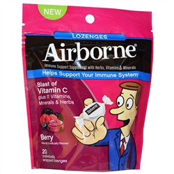 AirBorne, Lozenges, Berry, 20 Individually Wrapped Lozenges