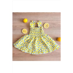 YUKOBABY Limonlu Yazlık Elbise Yklmn01