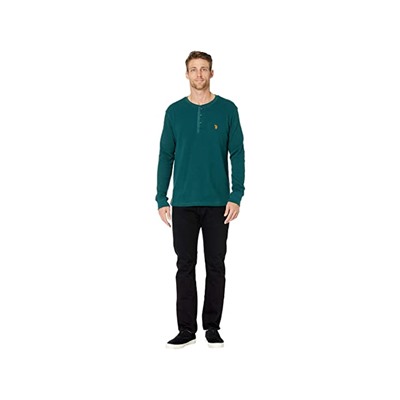U.S. POLO ASSN. Long Sleeve Solid Thermal Henley