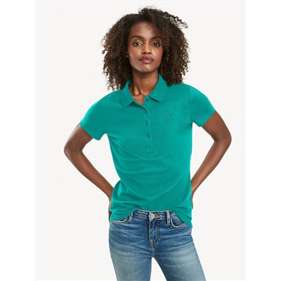 TOMMY HILFIGER REGULAR FIT ESSENTIAL STRETCH COTTON POLO