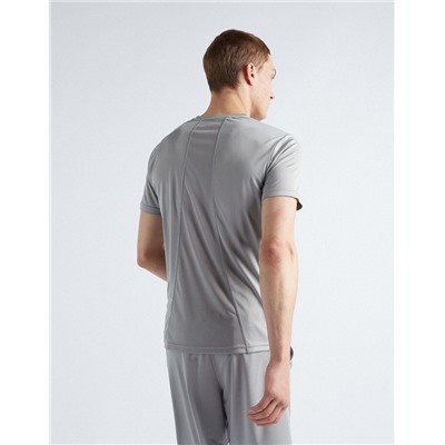 Breathable Sports T-shirt, Men, Grey