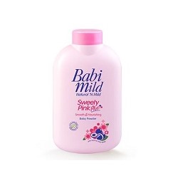 Детская присыпка Babi Mild Sweety Pink Plus 50 ml / Babi Mild Sweety Pink Plus Body Powder ml