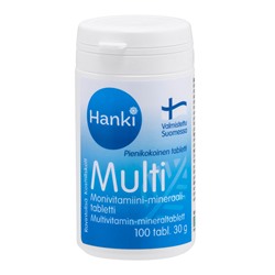 Мультивитамины и иммунитет  Hanki Multi 100tab 30g
