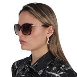GUESS FACTORY  Brown Gradient Oval Ladies Sunglasses