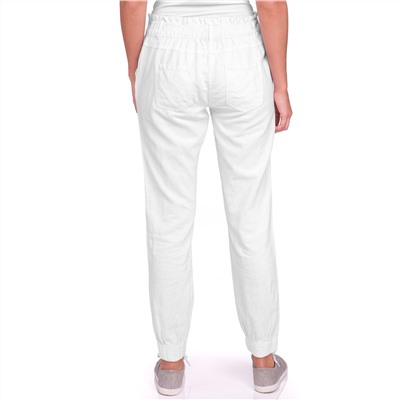 Damen Jogpants mit Leinen-Anteil