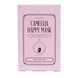 KOCOSTAR CAMELLIA HAPPY MASK Тканевая маска для лица с экстрактом камелии 23мл