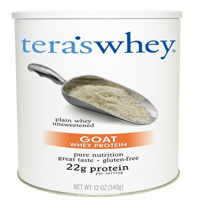 Tera's Whey, Козий сывороточный протеин, простая несладкая сыворотка, 12 унций (340 г)