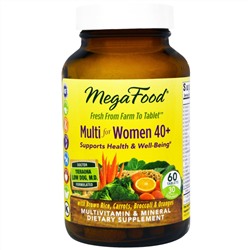 MegaFood, Multi for Women 40+, 60 Tablets