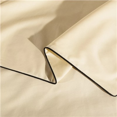 Комплект постельного белья Однотонный Сатин Элитный на резинке OCER010