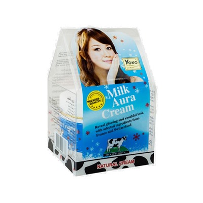 [YOKO] Крем для лица МОЛОЧНЫЙ ЭКСТРАКТ Gold Milk Aura Cream, 50 гр
