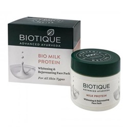 BIOTIQUE Bio milk protein face pack for all skin types Маска для лица "био молочный протеин" 50г