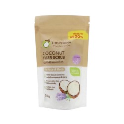Скраб из кокосовых волокон с Лавандой от Tropicana, 50 гр./ Tropicana Coconut Fiber Scrub Lavender Scent 50 G_
