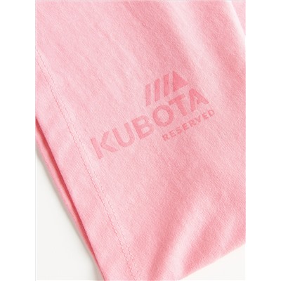 RESERVED x KUBOTA T-Shirt aus Bio-Baumwolle