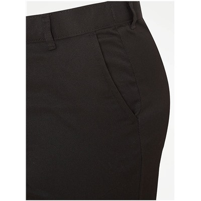 Senior Boys Black Slim Leg School Trousers 2 Pack