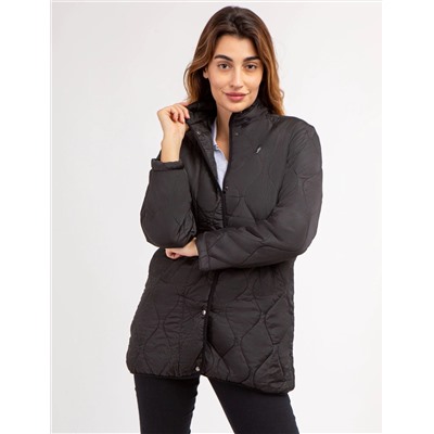 QUILTED JACKET WITH SNAPS