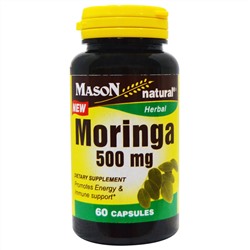 Mason Naturals, Моринга, 500 мг, 60 капсул
