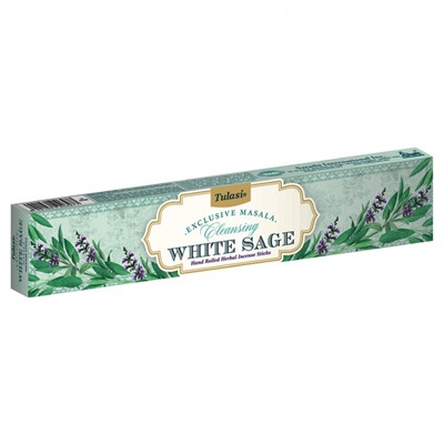 TULASI Exclusive Cleansing White Sage Благовония Очищающий Белый шалфей 15г