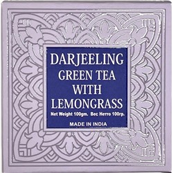 BHARAT BAZAAR Darjeeling Green Tea With Lemongrass Чай Дарджилинг Зелёный С Лемонграссом 100г