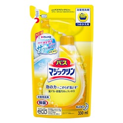 KAO Спрей-пенка чистящий для ванной комнаты с ароматом лимона Magiclean 330 мл (сменная упаковка)