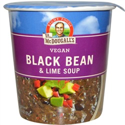 Dr. McDougall's, Суп с черными бобами и лаймом, 3,4 унции (95 г)