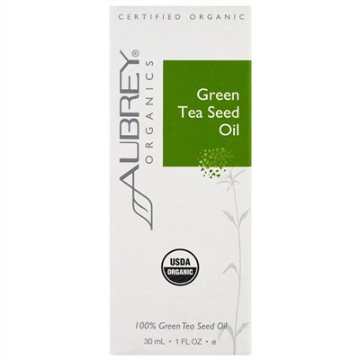 Aubrey Organics, Organic, масло из семян зеленого чая, 1 жид.унц. (30 мл.)