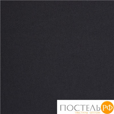 Простыня на резинке "Jet black" 160х200х25 см, цвет чёрный, 100% хлопок, мако-сатин, 114г/м2