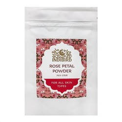 INDIBIRD Rose Petal powder Лепестки Дамасской розы порошок 50г