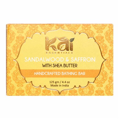 KAI ESSENTIALS Sandalwood &amp; Saffron Мыло Сандал и Шафран Премиум с маслом ши 125г