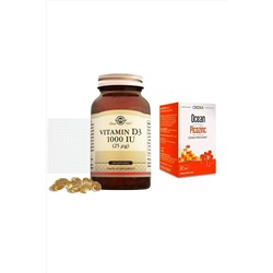 Solgar D3 Vitamin 100 Softjel Kapsül+çinko Içeren Pıcozıng 30 Kapsül 42423423454