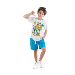 Denokids, Tatil Erkek Çocuk T-shirt Şort Takım