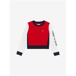 TOMMY JEANS COLORBLOCK LOGO SLEEVE TOP